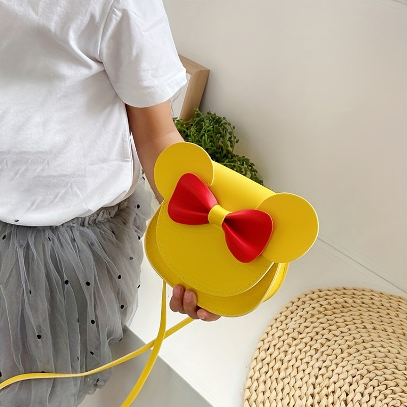Bowknot Flap Crossbody Bag Coin Purse For Girls