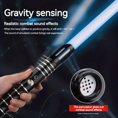 RGB Lightsaber 15 Colors Metal Sword USB Rechargeable