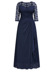 Bridesmaid Dress Floral Lace Sweetheart Neck Maxi Wedding Dress