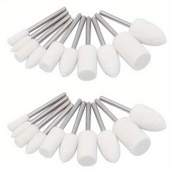 100pcs Assorted Shape Polishing Bits Buffing Wheel Drill Accessories