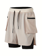 Men's Running Shorts with Pockets - Ideal for Gym and Workouts