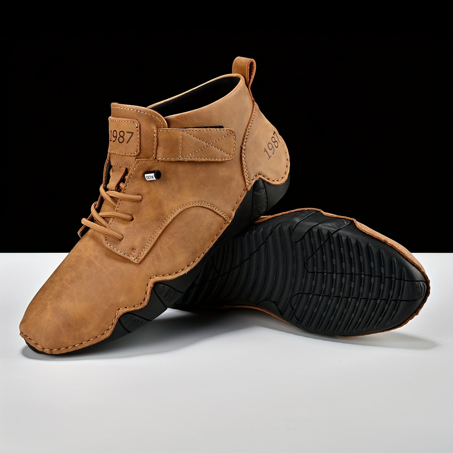 PLUS SIZE Men's Casual Sneakers Hook & Loop Lightweight Non Slip Shoes