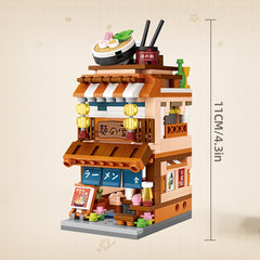 Building Blocks Street View Kimono Shop Toy