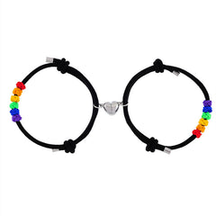 Rainbow Pineapple Knot Gay Couple LGBT Love Heart Bra