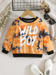 Boy's WILD BOY Printed Crew Neck Long Sleeve Sweatshirt