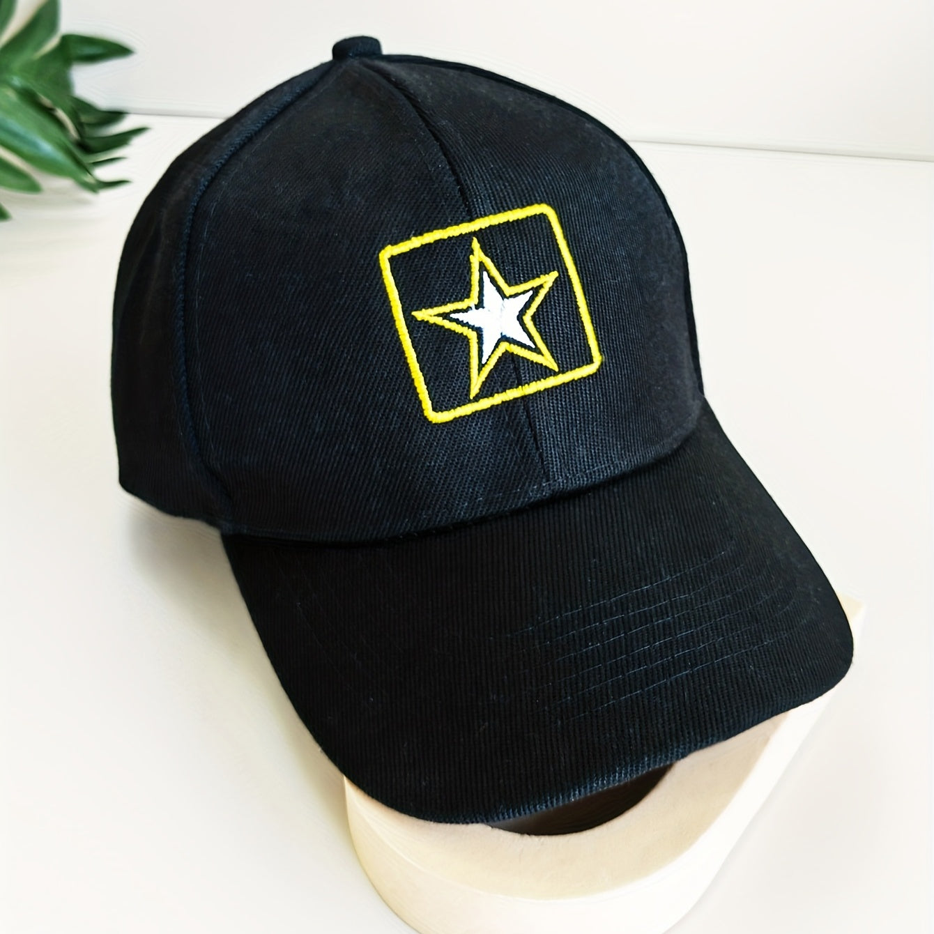 Pentagram Embroidery Baseball Cap Unisex Casual Dad Hats