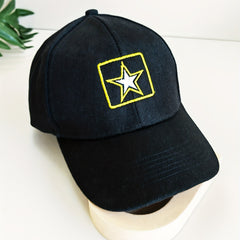 Pentagram Embroidery Baseball Cap Unisex Casual Dad Hats