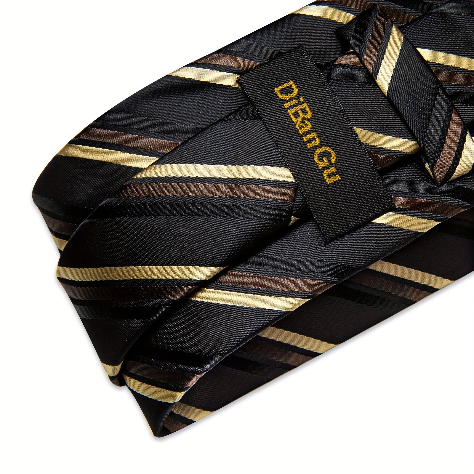 Solid Striped Silk Wedding Tie Gift Set Business Neck Tie