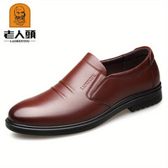 Men's Pointed Toe Oxford Shoes Non Slip Formal Shoes for Wedding Business