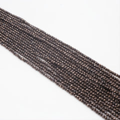 Spinel Plated Faceted Small Beads Beading Length 15''