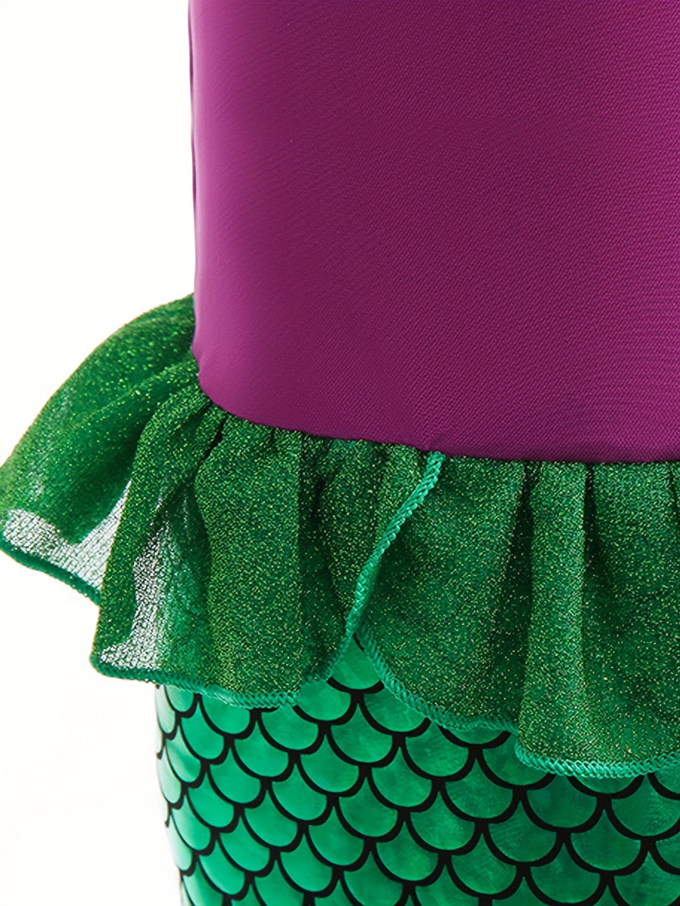 Toddler Mermaid Princess Costume Dress with Accessories