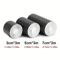 3D Carbon Fiber Car Stickers Scratch Proof T