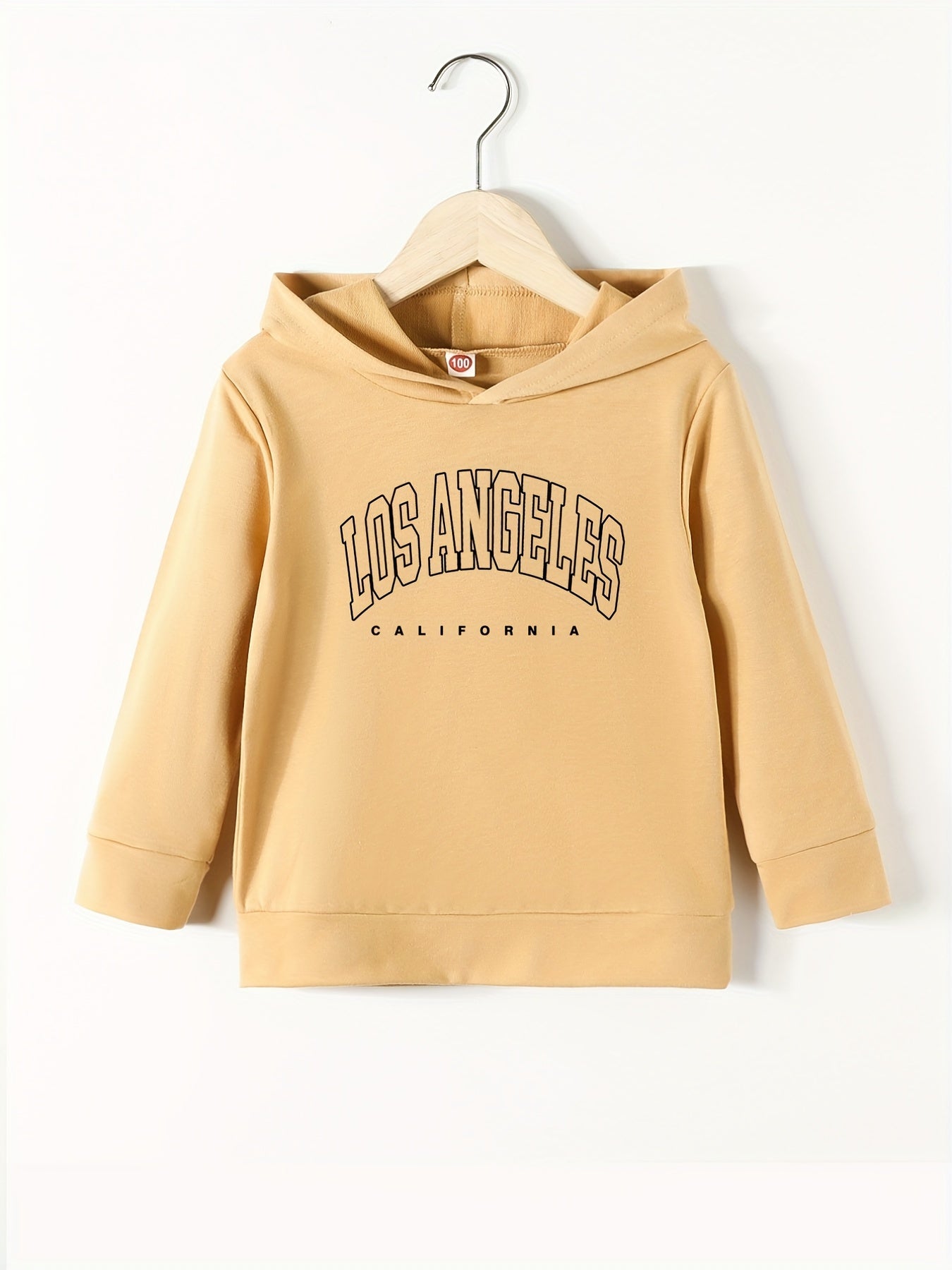 Girls' Brooklyn Print Casual Sweatshirt Top Hooded Pullovers