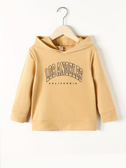 Girls' Brooklyn Print Casual Sweatshirt Top Hooded Pullovers