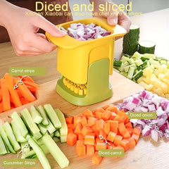 Onion Diced Potato Fries Cutter Multifunctional Vegetable Fruit Cutter