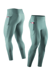 Men's High Waist Compression Sports Leggings Quick Dry Pants