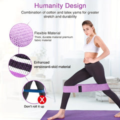 3pcs Fitness Elastic Resistance Bands Hip Circle For Chest Expand Gym Training