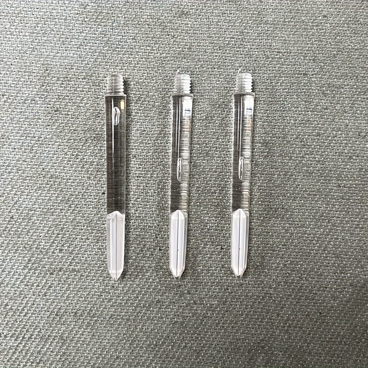 3pcs Crystal Darts Shaft Gradient Plastic 2BA Dart Shaft