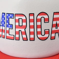 Hip Hop Trucker Hat Flag Pattern Baseball Cap Unisex Dad Hat