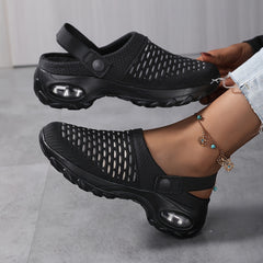 Women's Hollow Out Air Cushion Clogs Lightweight Sports Sandals