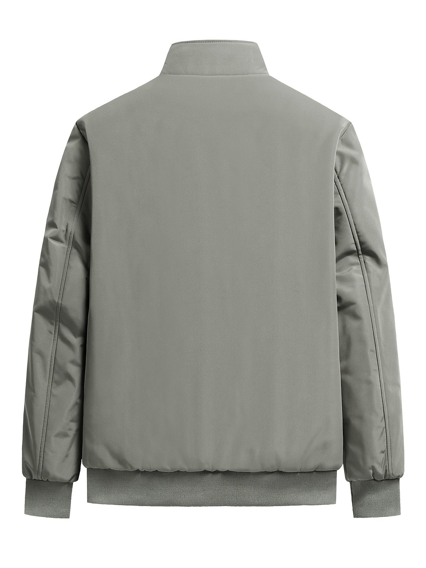 Men's Padded Stand Collar Jacket Windproof Outwear