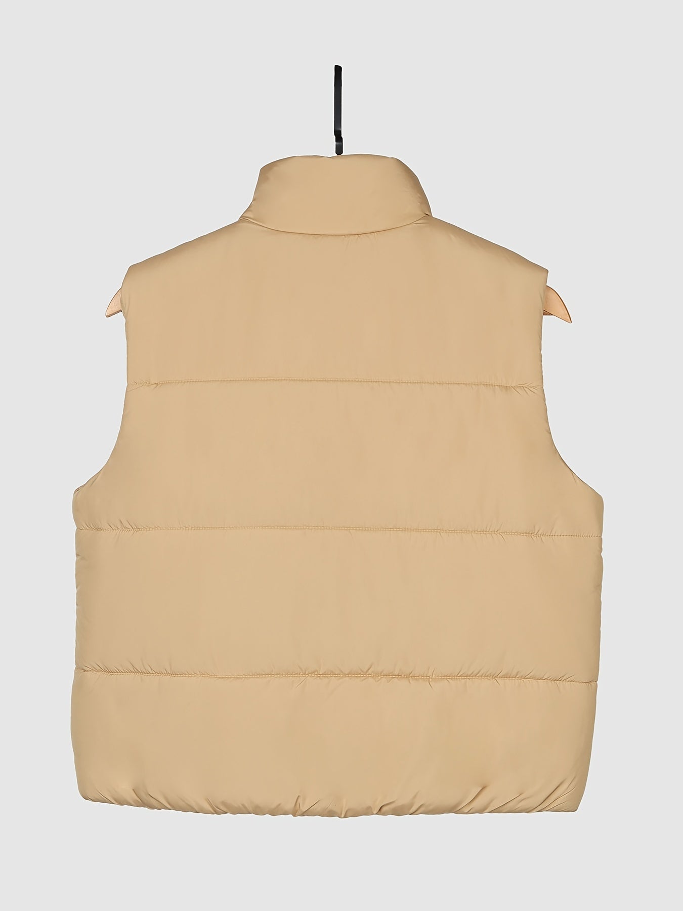 Solid Zip Up Vest Jacket for Fall & Winter