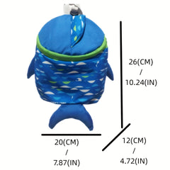 Shark Backpack Schoolbag For Boys Girls Baby Cartoon Nylon Backpack