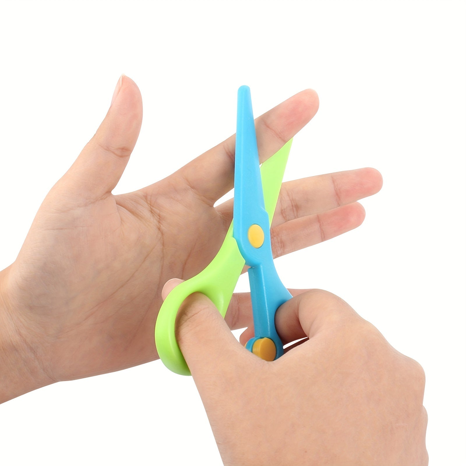 Colorful Labor-saving Safety Scissors for Students DIY Paper Cutting