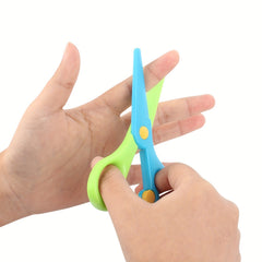 Colorful Labor-saving Safety Scissors for Students DIY Paper Cutting