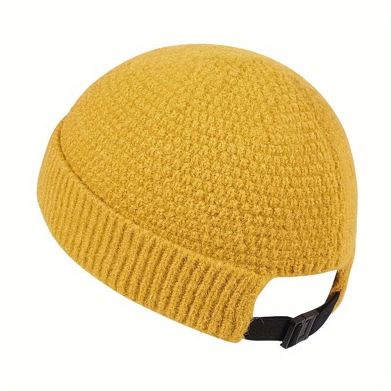 Beanie Winter Warm Knitted Hat Solid Hip Hop Hat