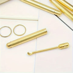 Metal Ear Pick Keychain Outdoor Tool Camping Hiking Travel