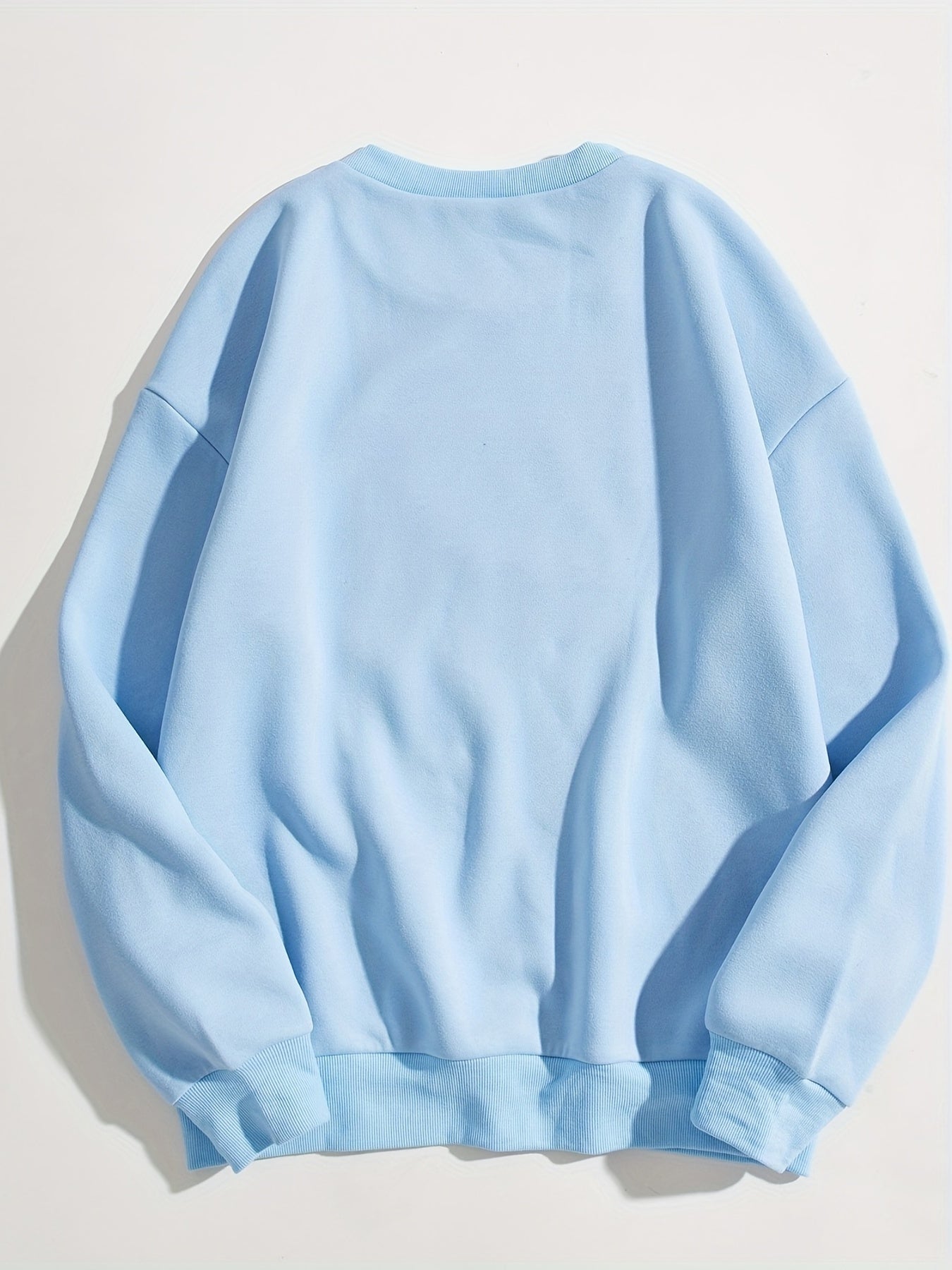 Graphic Print Crew Neck Sweatshirt for Women