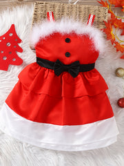 Christmas Princess Dress For Toddler Girls - Great for Photoshoot!