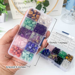 2LB 10 Types Rare Crystal Gem Collection Box For Reiki Healing Art