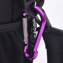 10pcs Locking Mini Carabiner Keychain Snap Hook Alloy Clip Backpack Belt