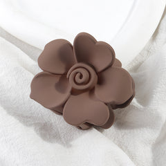 Matte Flower Hair Claw Large Hair Jaw Clips For Women Girls