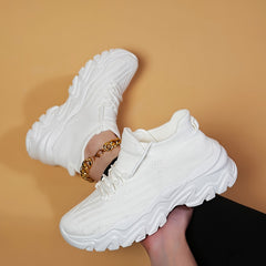 Women's Stylish Knit Sneakers Non slip & Arch Support