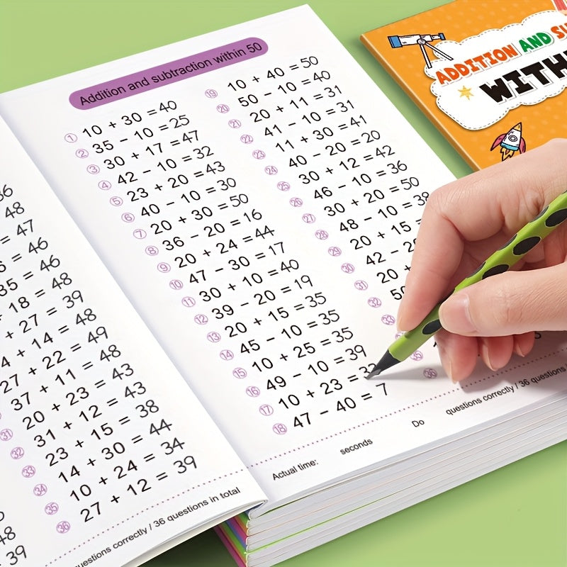 Math Workbook for Kids Ages 10-100 Halloween & Christmas Gift