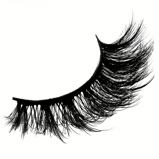 7 Pairs Full Strip Lashes Cluster Like Lashes 17mm Wispy False Eyelashes