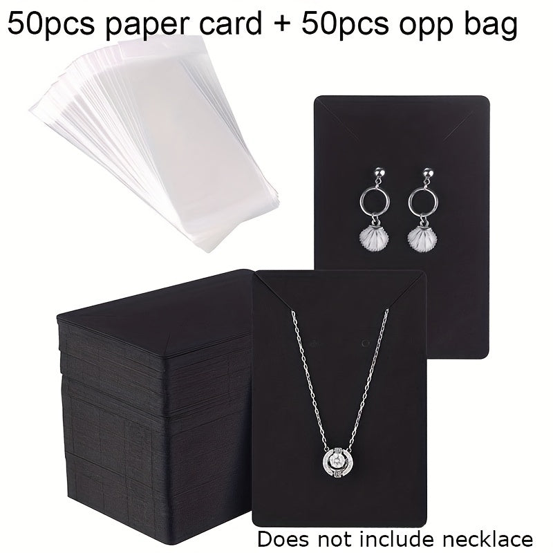 Earring Cards Jewelry Production Supplies 50 Earring Cards 50 Jewelry Packaging