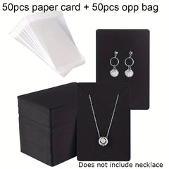 Earring Cards Jewelry Production Supplies 50 Earring Cards 50 Jewelry Packaging