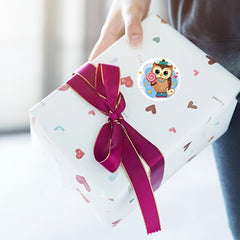 500pcs Cartoon Owl Sealing Stickers for Gift Packaging