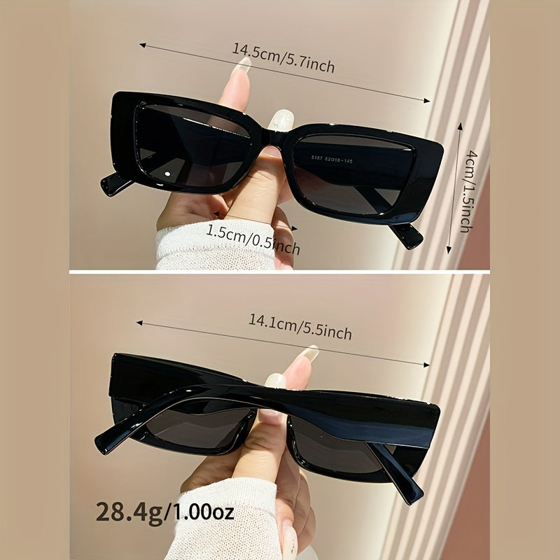 Rectangle Sunglasses Anti Glare UV400 Sun Shades Glasses for Party