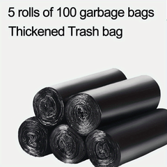 4 Gallons Small Trash Bags 5 Rolls 100pcs Small Garbage Bags