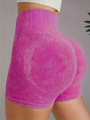 3pcs High Waist Tummy Control Quick Drying Yoga Shorts