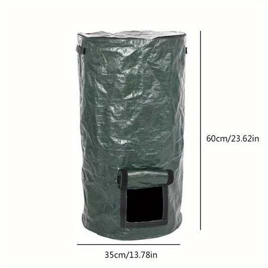 Collapsible Composting Fertilizer Maker with Lid