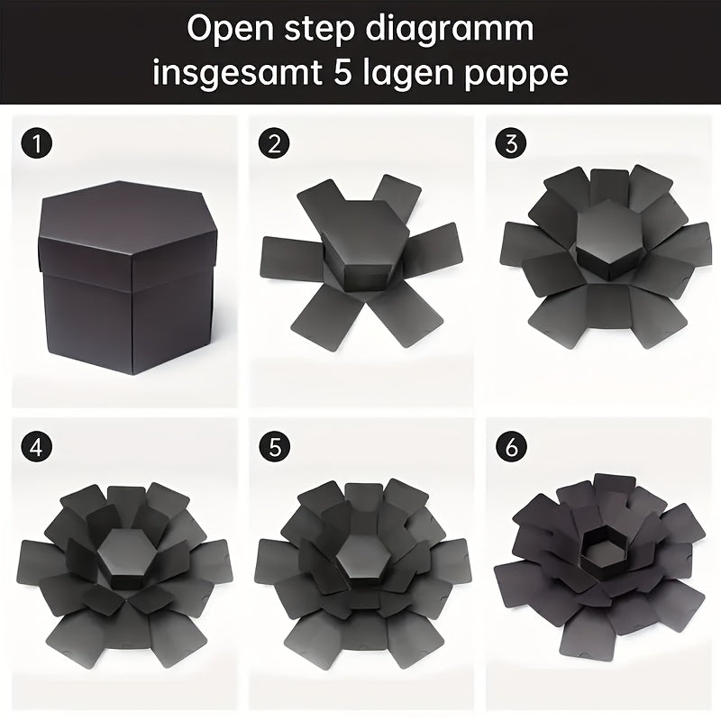 1pc Surprise Explosion Box Gift DIY Album for Birthday Anniversary Wedding