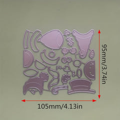 Christmas Snowman Metal Cutting Die Stencil for DIY Scrapbooking