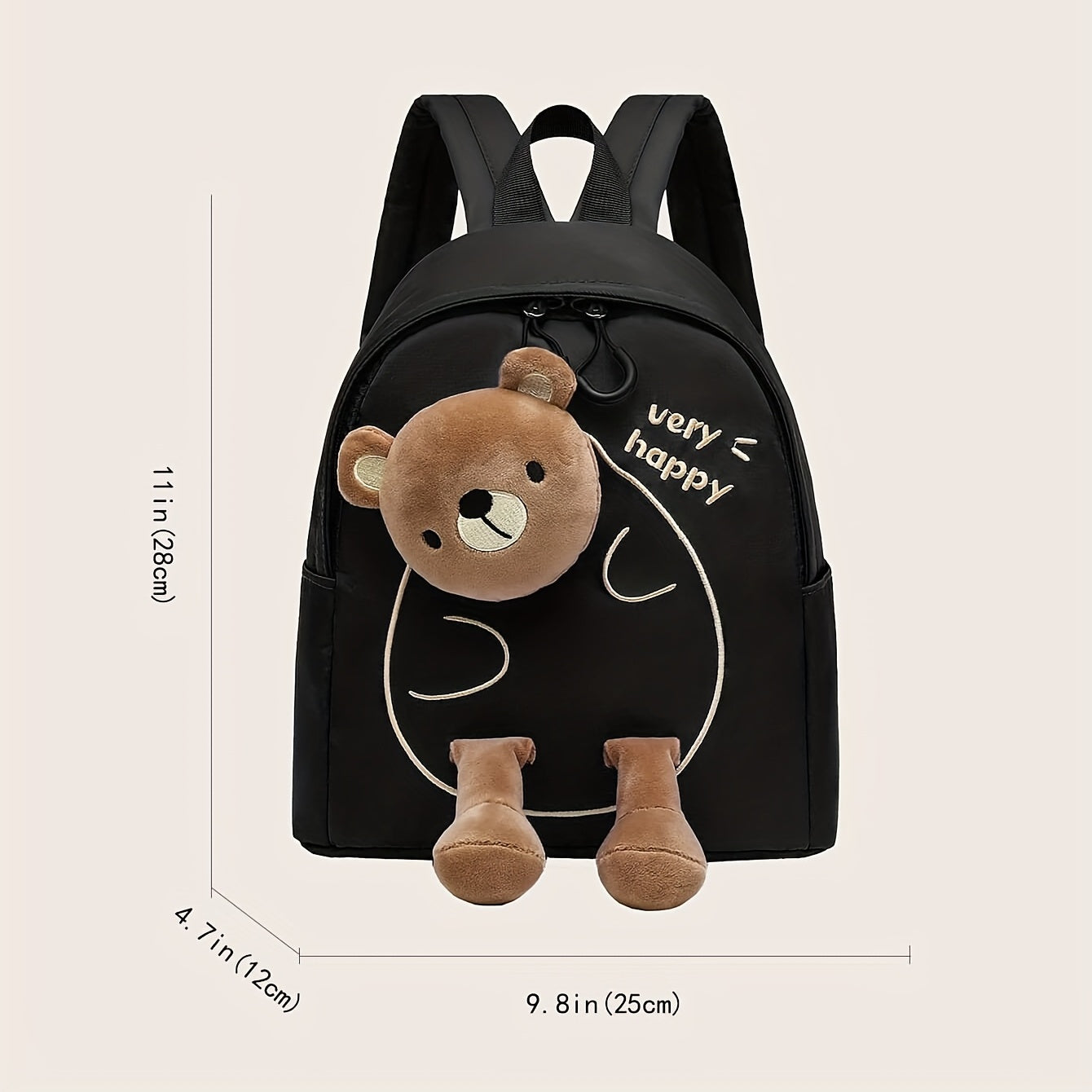 Kids Cartoon Bear School Bag Lightweight Backpack Boys Girls