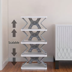 1pc Folding Shoe Rack Indoor Room Storage Rack Shoe Organizer